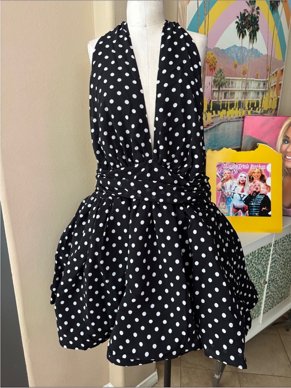 Fashion Nova Lolita Polka Dot dress NWT